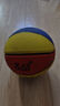 361°篮球儿童中小学生训练室内外耐磨5号橡胶玩具篮球赠打气筒 红黄蓝 实拍图
