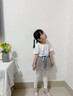 浪莎女童打底裤夏季薄款外穿配裙子宝宝九分裤子夏天超薄白色儿童长裤 实拍图