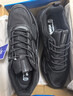 回力【厂牌】运动鞋网面透气学生跑步鞋软底情侣鞋皮面鞋子男女 0358|全黑 42 实拍图