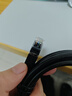 山泽超六类网线直角对弯头 CAT6类纯铜万兆网络连接线电脑路由器工程监控成品跳线 黑色3米 WT6A030 实拍图