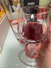 玻璃红酒杯欧式捷克矮脚红酒杯创意威士忌酒杯葡萄酒杯 浮雕香槟杯2个 实拍图