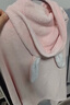欧孕（OUYUN）婴儿浴巾珊瑚绒速干儿童斗篷浴袍带帽宝宝洗澡浴衣 兔子135*65 实拍图