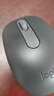 罗技（Logitech）M196 无线蓝牙鼠标 办公鼠标 笔记本商务办公家用 小巧便携 对称手型 石墨灰 实拍图