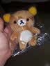 SAN-X日本正品 rilakkuma 轻松熊玩偶基础款肥宅熊哥熊妹ss挂件礼物 熊哥ss挂件(约13cm) 支持鉴定，假一罚十，现货当天发， 实拍图