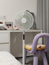 美的（Midea）【幸运草安睡1S】一级能效直流变频声控电风扇家用遥控卧室静音落地扇台式桌面抗菌大风力转页扇 实拍图