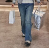 三彩2026春季新款修身微喇牛仔裤水洗喇叭裤休闲长裤通勤Z 雾霾蓝 M 160/68A 晒单实拍图