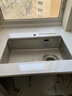 京东京造加厚304不锈钢米粒纹纳米水槽厨房大单槽洗菜盆68*46含龙头 实拍图