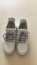 森馬（senma）时尚飞织网面运动鞋套脚舒适透气休闲鞋男211120303 白灰色 42码 实拍图