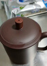 京东京造 宜兴紫砂杯 手工泡茶杯【原矿紫泥】煮泡茶具 鸿运当头杯 410ml 实拍图