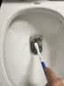 【2w+好评】卫生间马桶刷家用无死角厕所清洁刷子马桶清洁刷搋子 【爆款】日式S型马桶刷蓝色1把 实拍图