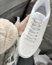 特步情侣男女板鞋小白鞋空军一号春夏透气耐磨百搭运动板鞋休闲鞋 实拍图