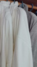 康尔馨五星级酒店纯棉浴袍 全棉吸水情侣成人浴衣睡袍长款 经典白 L 实拍图