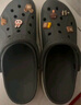 卡骆驰（CROCS）贝雅卡骆班洞洞鞋轻便耐磨一脚蹬休闲鞋女鞋时尚沙滩鞋|205089 黑色/白色-066 43 (270mm) 实拍图