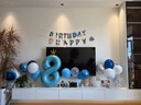 多美忆生日场景布置男孩女孩生日气球套装装饰豪华太空气球套装含灯 实拍图
