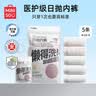名创优品（MINISO）5条装全棉一次性内裤女士款旅游出差日抛假期出行XL码电子束灭菌 实拍图