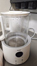 海尔恒温电热水壶1.5L 速热烧水壶煮茶壶冲泡奶粉调奶器 保温除氯不锈钢加热盘电热水壶H207白色 实拍图