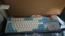 雷柏（Rapoo）V500PRO白蓝升级款 104键有线背光机械键盘 PBT双色键帽电脑办公游戏全键无冲可编程键盘 红轴 实拍图