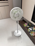 美的（Midea）【幸运草安睡1S】一级能效直流变频声控电风扇家用遥控卧室静音落地扇台式桌面抗菌大风力转页扇 实拍图