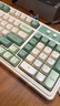 狼蛛（AULA）S99无线蓝牙有线三模键盘机械手感 游戏电竞专用 99键 RGB背光拼色静音键盘鼠标套装mac电脑键盘 S99原野绿【三模/RGB】 实拍图