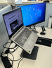 未来系笔记本电脑支架带扩展坞HUB散热USB集线器360°旋转无极升降悬空立式适用Apple联想拯救者显示增 实拍图