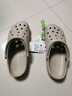 卡骆驰（CROCS）贝雅洞洞鞋男鞋女鞋轻便耐磨一脚蹬拖鞋休闲鞋百搭花园鞋|10126 卵石色-2V3 44 (280mm) 实拍图