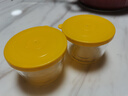 网红咸菜碗玻璃密封罐加厚酱菜盒冰箱保鲜罐小菜泡菜罐分装盒 两只随机装 2个 180ml 实拍图