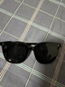 米家小米方框偏光太阳镜 高清男士女款墨镜开车防紫外线眼镜 曜石黑 实拍图