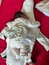 婧麒（JOYNCLEON）新生儿婴儿衣服秋冬夹棉满月纯棉初生宝宝春装连体衣a类爬服 实拍图