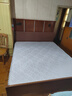 兴瑀汇实木床1.5米1.8m新中式双人床胡桃色木床主卧家用现代简约单人 胡桃色床+10cm床垫 1.8米*2米框架结构 实拍图