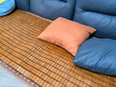 李记花果山沙发垫夏季凉垫麻将凉席沙发坐垫麻将块凉席竹席防滑垫贵妃可定制 窄边碳化色【双牛筋+防滑底】 70cm*165cm 实拍图