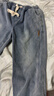 啄木鸟宽松直筒复古牛仔裤2024春秋夏季阔腿休闲美式工装长裤子 复古蓝 XL 【建议体重130-150斤】 实拍图