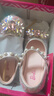 芭比童鞋女童春秋时尚水晶鞋公主女孩皮鞋时装鞋DA6512 粉色  29  晒单实拍图
