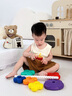 MKBIBI彩虹叠叠乐转转塔婴儿套圈积木1-3岁宝宝启蒙早教玩具 实拍图