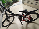 凤凰（Phoenix）折叠车山地自行车折叠27速碟刹减震变速成人男女学生公路越野单车 实拍图