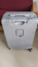 梵地亚行李箱多功能箱包拉杆箱学生大容量旅行密码箱皮箱杯架银色24英寸 实拍图