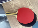 红双喜DHS狂飚四星乒乓球拍 横拍H4002单拍赠6只装球 实拍图