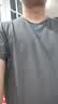 战浩【2件】冰丝莫代尔棉短袖t恤男夏季青年薄纯白色打底衫圆领半袖体 白色+深灰色 2XL 建议【150-165斤】 实拍图