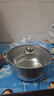 【加高】不锈钢汤锅加厚家用加高煲汤大容量煮粥炖锅 大号【24cm】汤锅+玻璃盖 实拍图