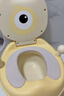 世纪宝贝（babyhood）大眼仔座便器 儿童小马桶坐便器 男女宝宝便携小便盆 PU软垫107黄 实拍图