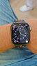 Apple/苹果 Watch S11 智能手表GPS款46毫米银色铝金属表壳雾紫色运动型表带S/M MEVW4CH/B 实拍图