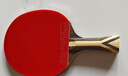 红双喜（DHS）狂飚九星乒乓球拍横拍专业比赛黑檀芳碳面材H9002赠球+拍套 实拍图