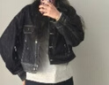森马（Semir）牛仔外套女利落短款复古时尚箱型夹克2026春时尚通勤109126108005 实拍图