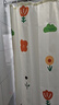 访客 浴帘 优质涤纶加厚免打孔浴室防水隔断帘 缤纷花朵1.8-2米带挂环 实拍图