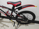 凤凰（Phoenix）儿童自行车山地车男女学生脚踏车6-15岁童车 霸道 黑红色 22寸 实拍图
