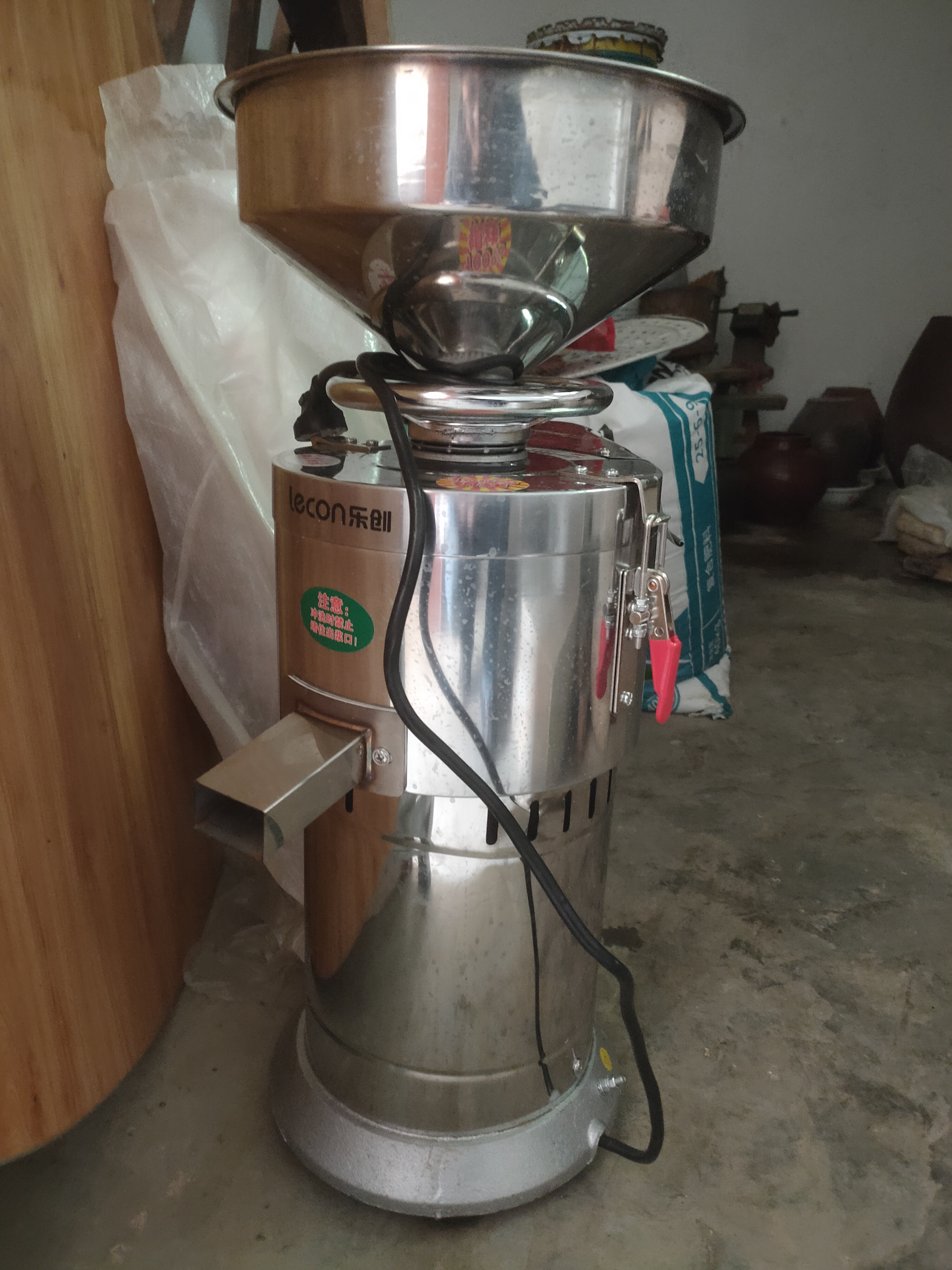 乐创（lecon）豆浆机商用打浆机大容量浆渣分离磨浆机早餐店用全自动现磨豆腐豆花机 LC-DK-100BZ 实拍图