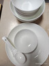 京东京造 碗盘餐具整套 乔迁之喜瓷器碟套装家用 纯白骨瓷 16头 实拍图