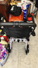京巧铝合金轮椅小型轻便折叠老人手推车专用出行便携式轮椅旅行代步车 实拍图
