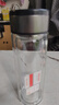 【京东物流配送】高硼硅双层玻璃杯大容量泡茶杯水杯子茶水分离杯 【双层加厚】茶杯350ml1只 实拍图