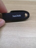 闪迪（SanDisk）128GB USB3.2 U盘 CZ550黑色 读速100MB/s 安全加密 数据恢复 学习办公电脑车载 高速大容量优盘 实拍图