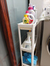 京东京造浴室带轮置物架缝隙收纳架夹缝置物架干湿两用架移动置物架3层 实拍图